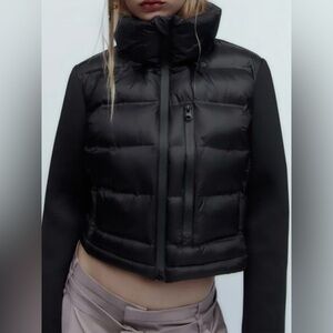 Zara Women's Black Puffer Jacket